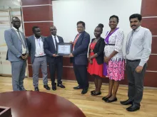 Members of the ULIA Executive Committee in a high-level engagement with leadership from a member university to strengthen collaboration and advance the library and information agenda