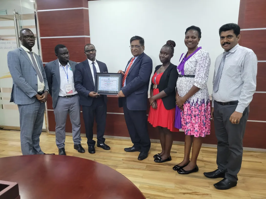 Members of the ULIA Executive Committee in a high-level engagement with leadership from a member university to strengthen collaboration and advance the library and information agenda